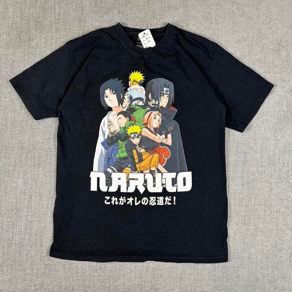 Naruto Shippuden black Anime t-shirt